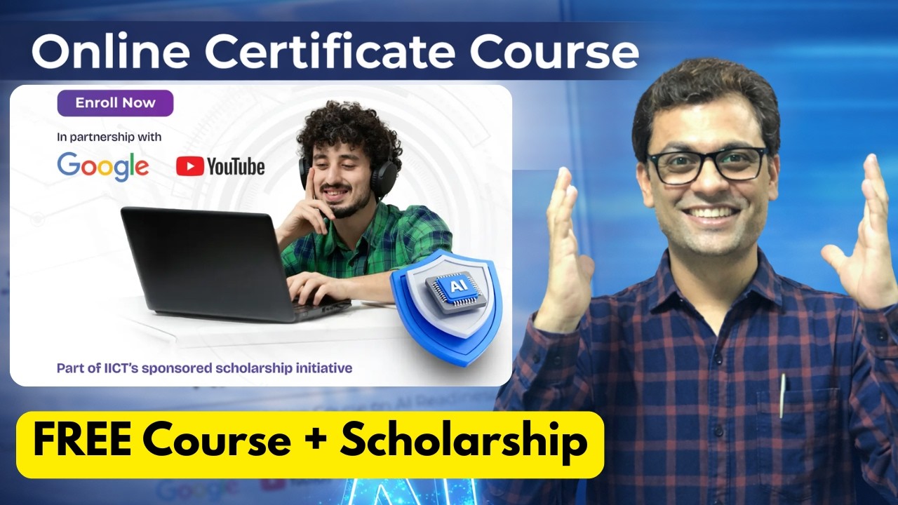 Online Certificate Course | Google & YouTube AI Course | Govt Approved Certificate