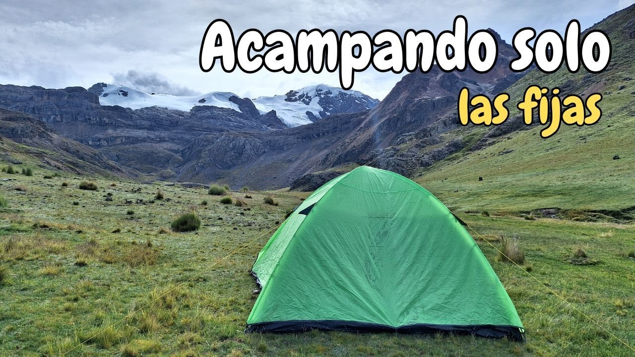 CONSEJOS PARA ACAMPAR | ACAMPÉ SOLO ENTRE LAS MONTAÑAS