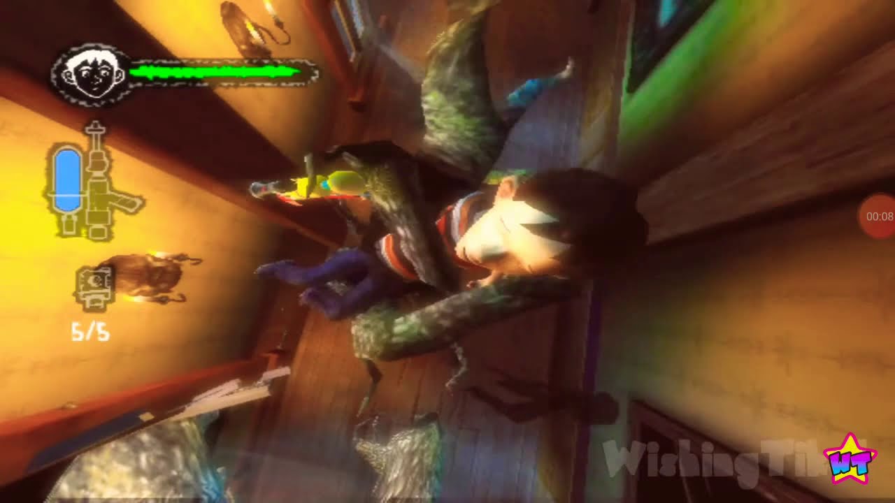 Monster House All Death & Failed Game Over Cutscenes