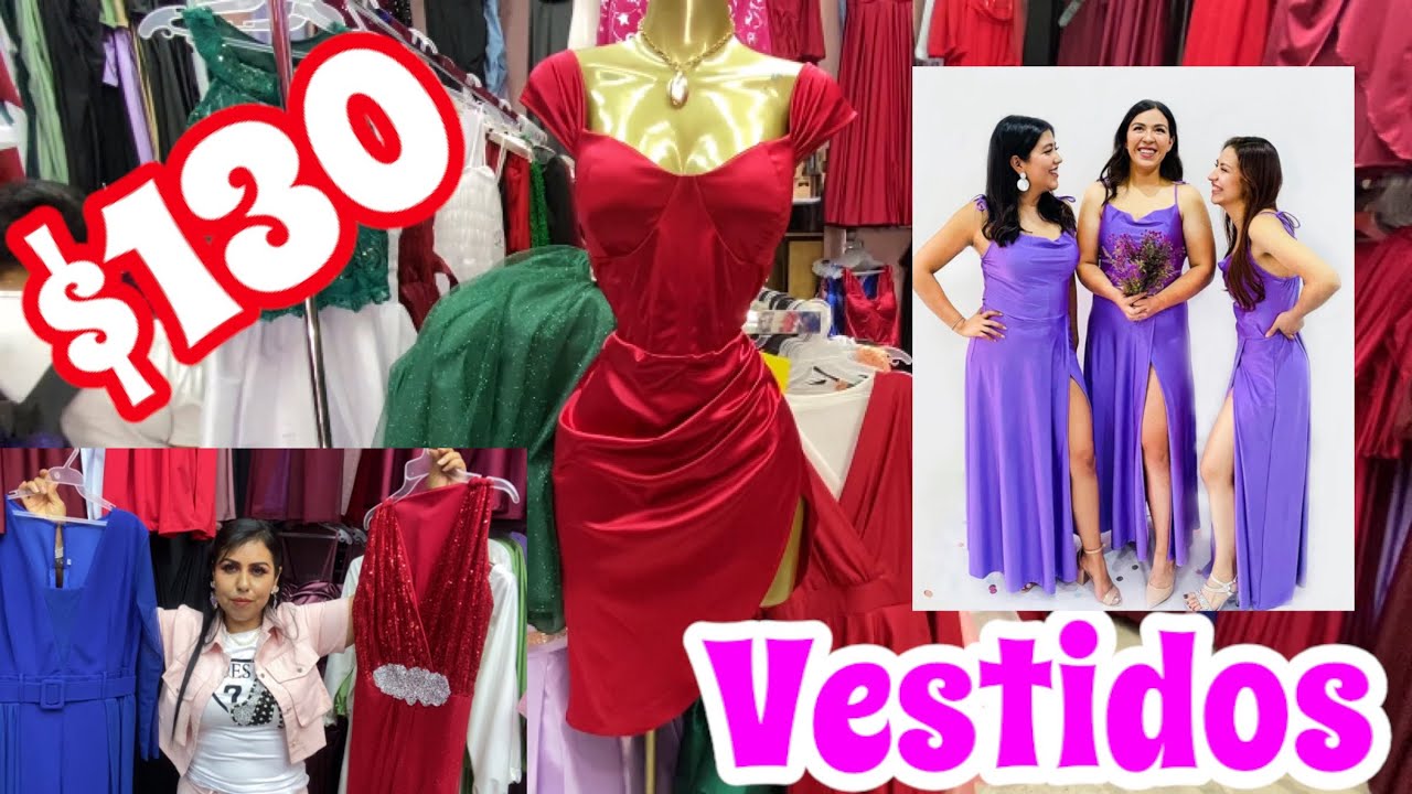 Vestidos baratos para fiestas y graduación unitalla y tallas hasta la 40