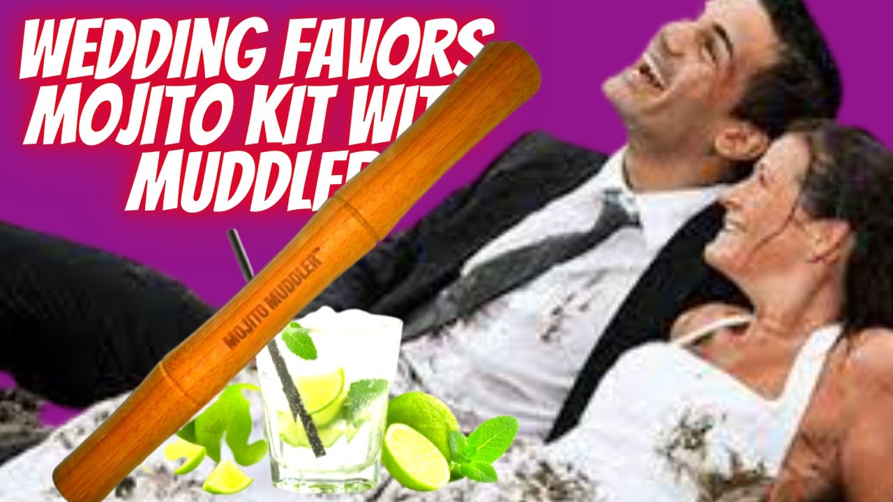 Top 11 DIY Wedding Favors: Mojito Kit With Muddler - Wedding Favors Gift Actually Guest Wanted