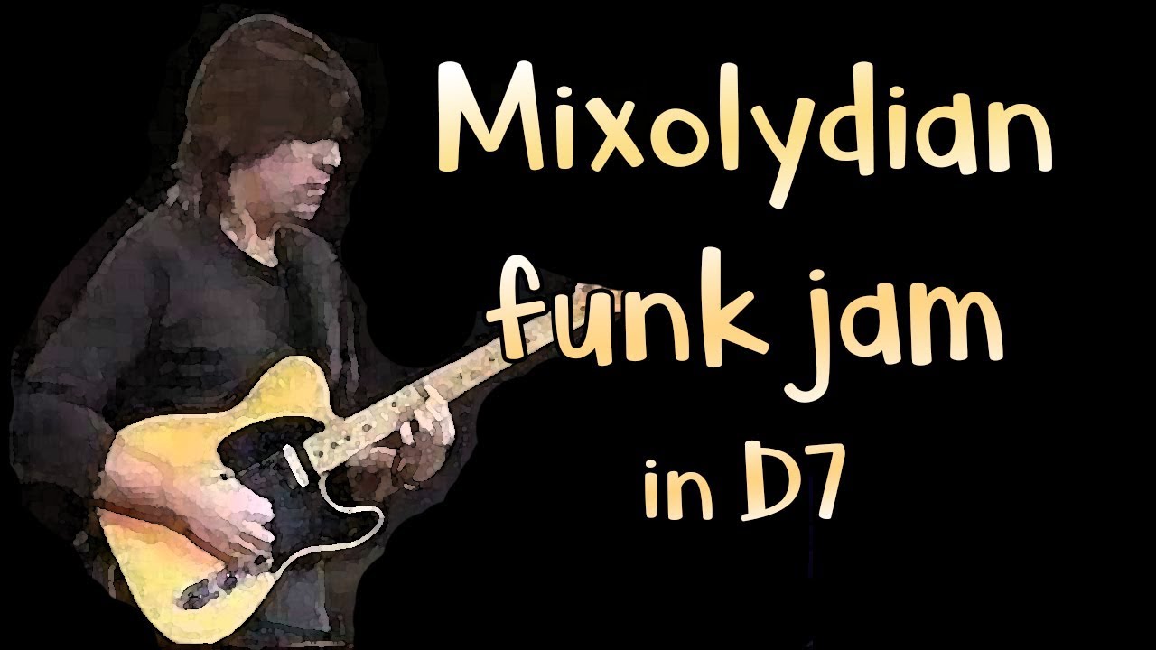 Mixolydian Jazz Funk Jam Track in D7