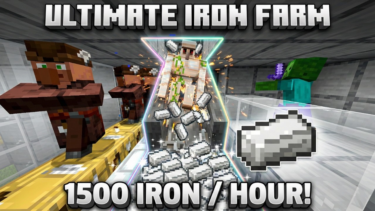 Stop Mining Iron! This 1100+ Ingots/Hour Farm is OVERPOWERED