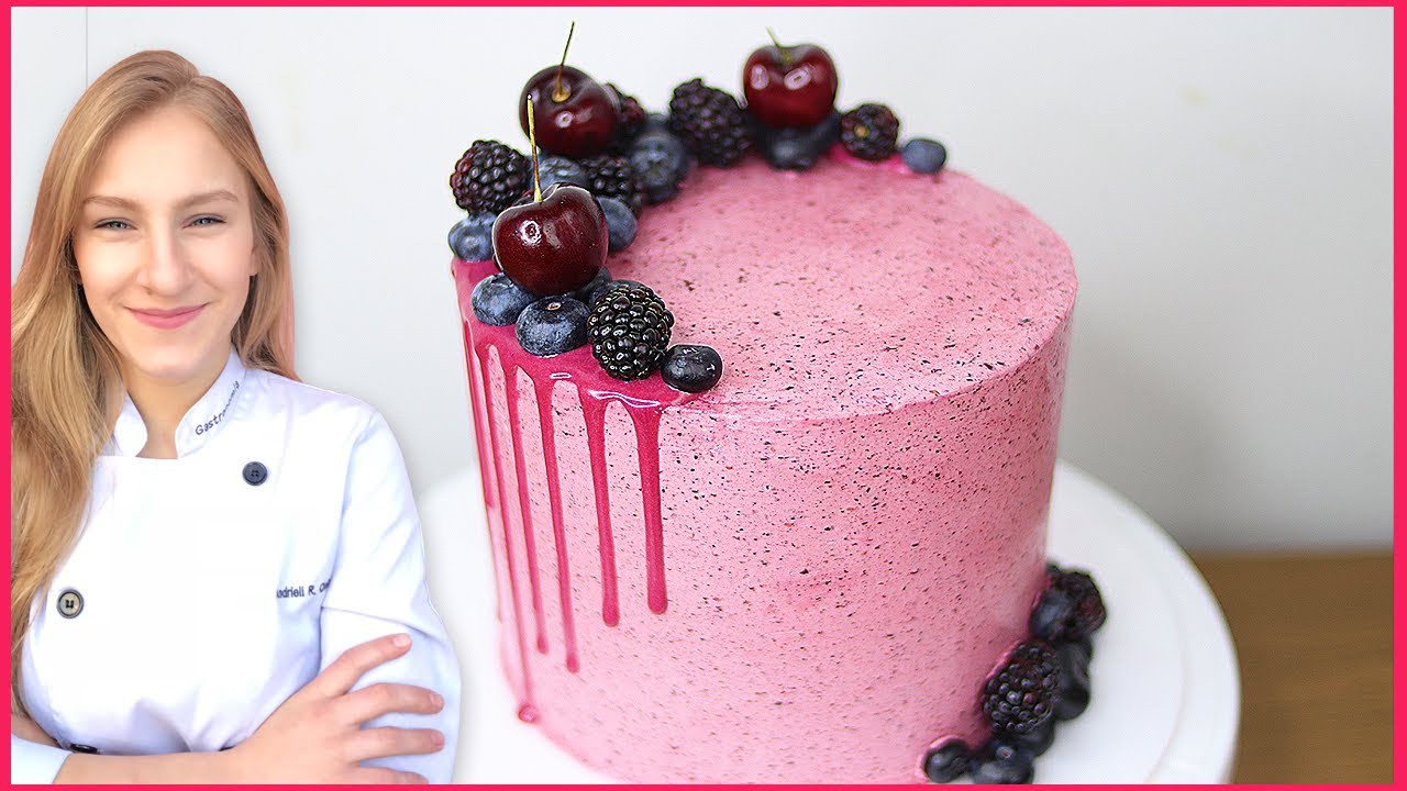 BUTTERCREAM SUÍÇO de FRUTAS VERMELHAS (saborizado com geléia) | Receita da Andri