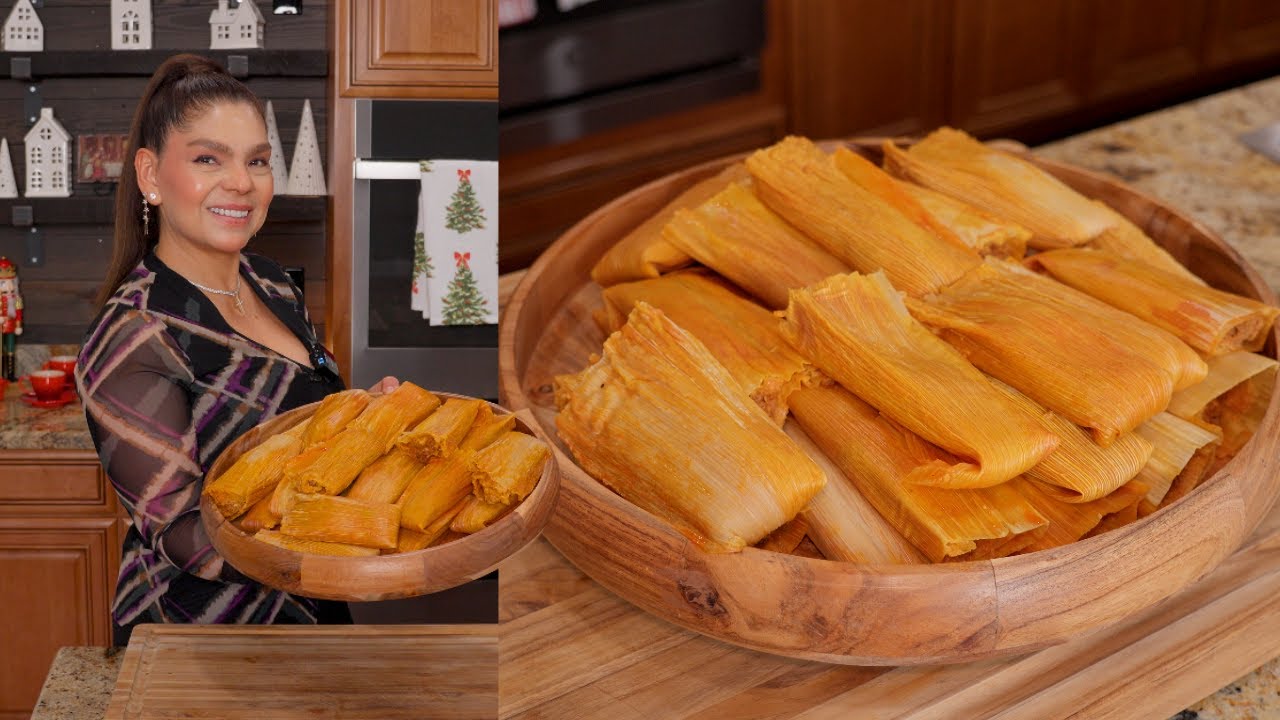 Tamales Rojos De Puerco! 🫔🇲🇽 Facil Y Sabrosos