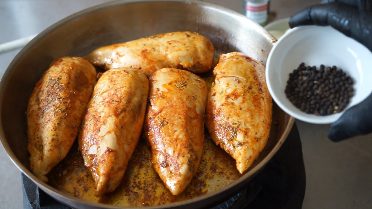 Comment faire cuire filet de poulet pour faire jambon de poulet sec / Recette de poitrine de poulet