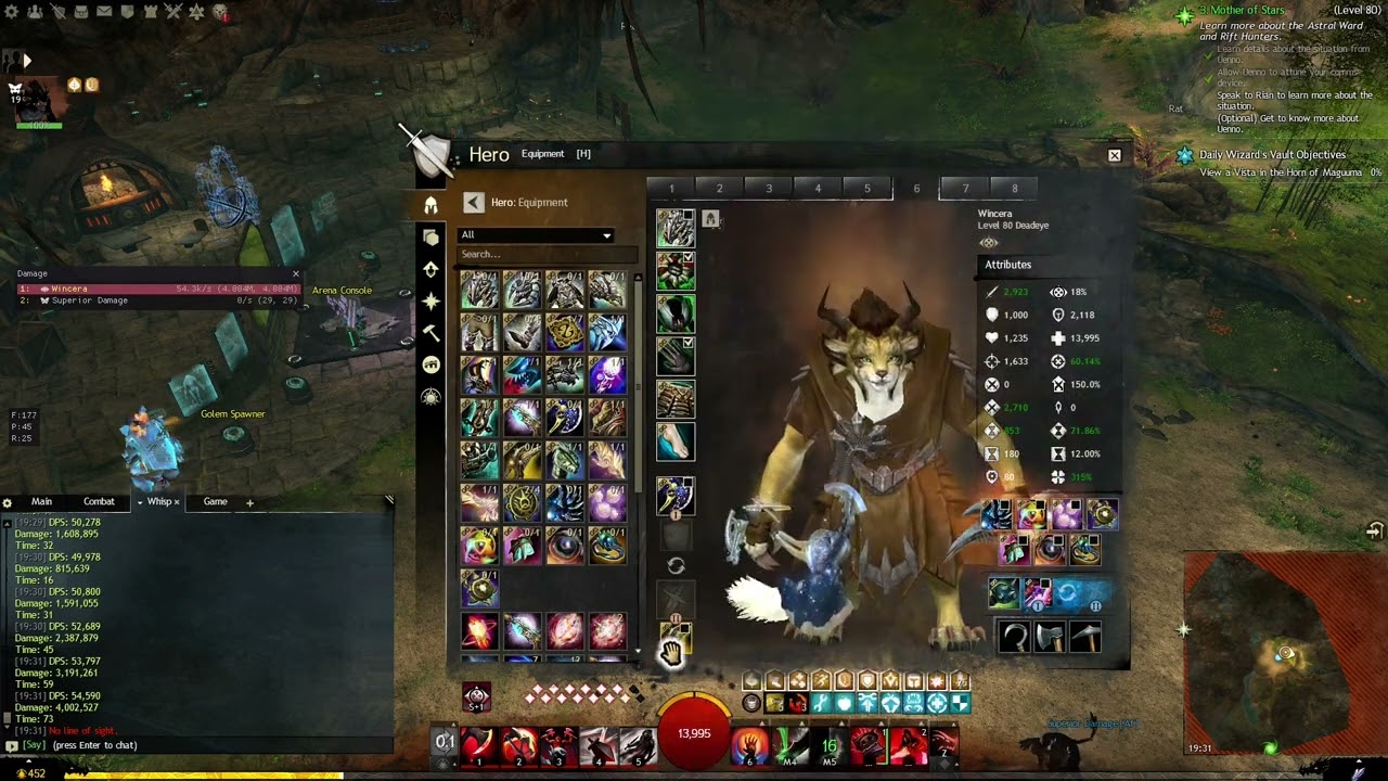 (Outdated) Condi Deadeye A/D OitC 54,5k w/ Allies + 49,6k Solo Looping Rota | March 19th 2024