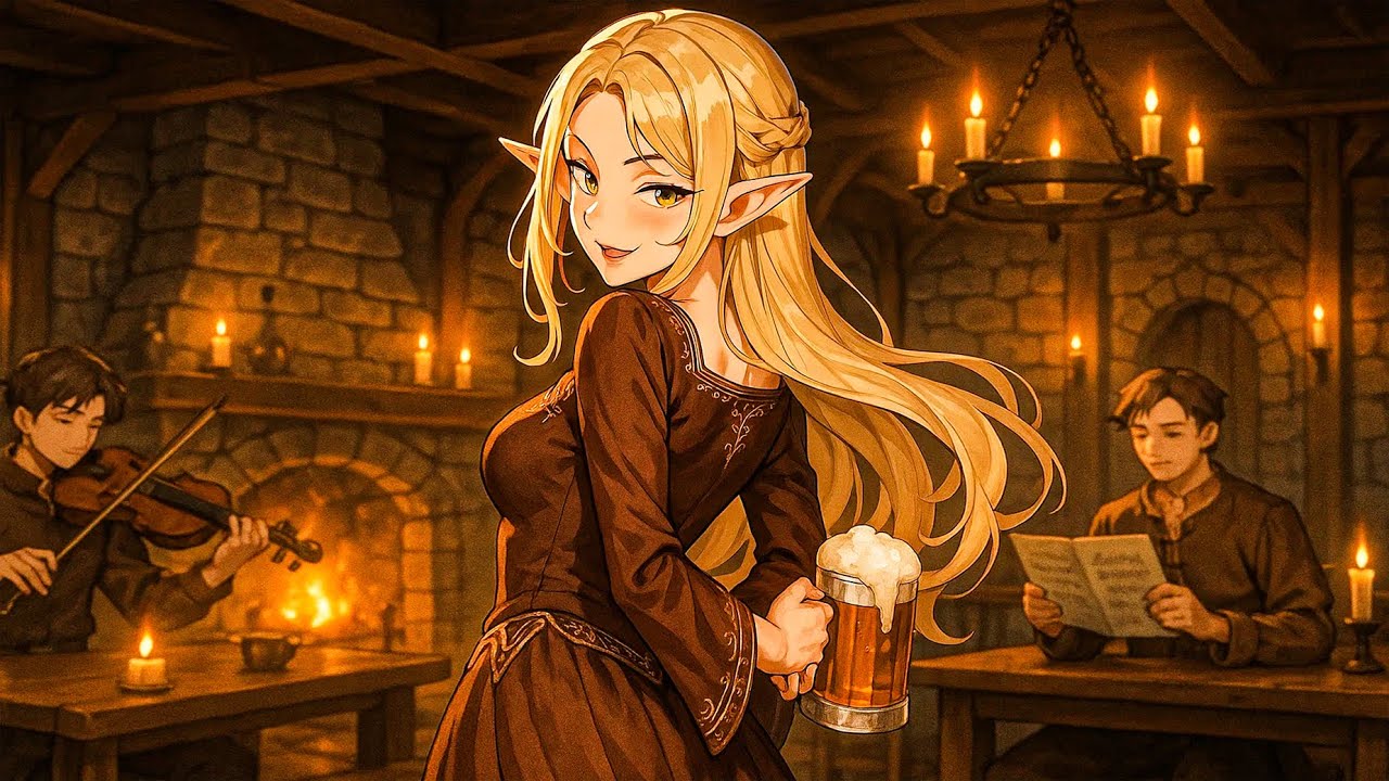 DnD Tavern Music & Ambience ⚔️ | Fantasy Background Music for Sleep & Background Listening