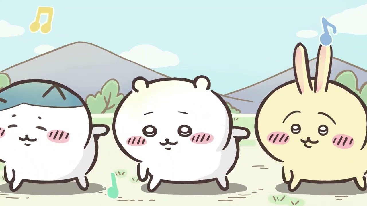 【手描きMAD】みんなで寝起きの体操【ちいかわ】