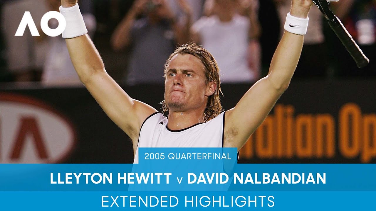 Lleyton Hewitt v David Nalbandian Extended Highlights | Australian Open 2005 Quarterfinal