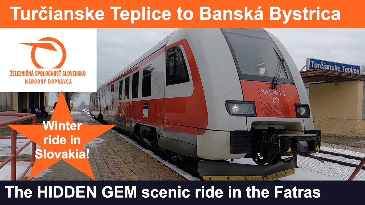 The HIDDEN GEM scenic ride from Turčianske Teplice to Banská Bystrica in Slovakia