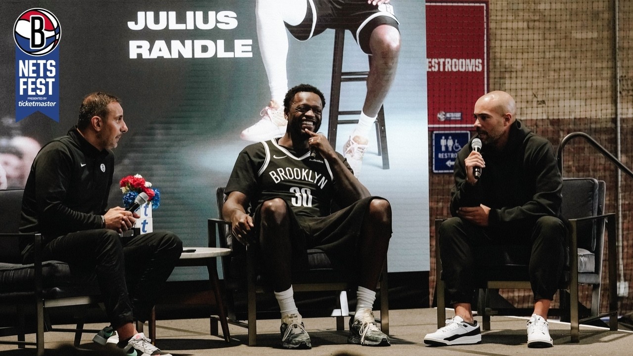 Rozmowy Nets Fest: trener Fern&aacute;ndez, Julius Randle, Day'Ron Sharpe, Moe Wagner i Keon Ellis