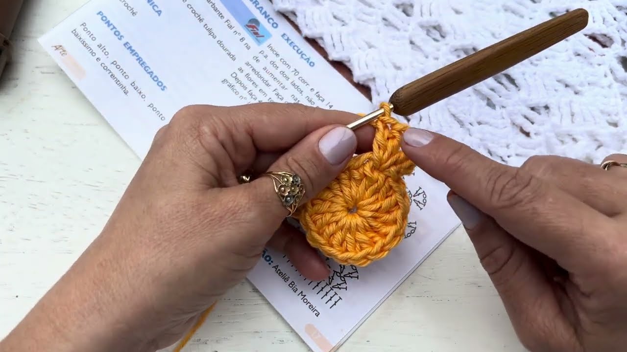 Como ler gráficos ! Crochê redondo !