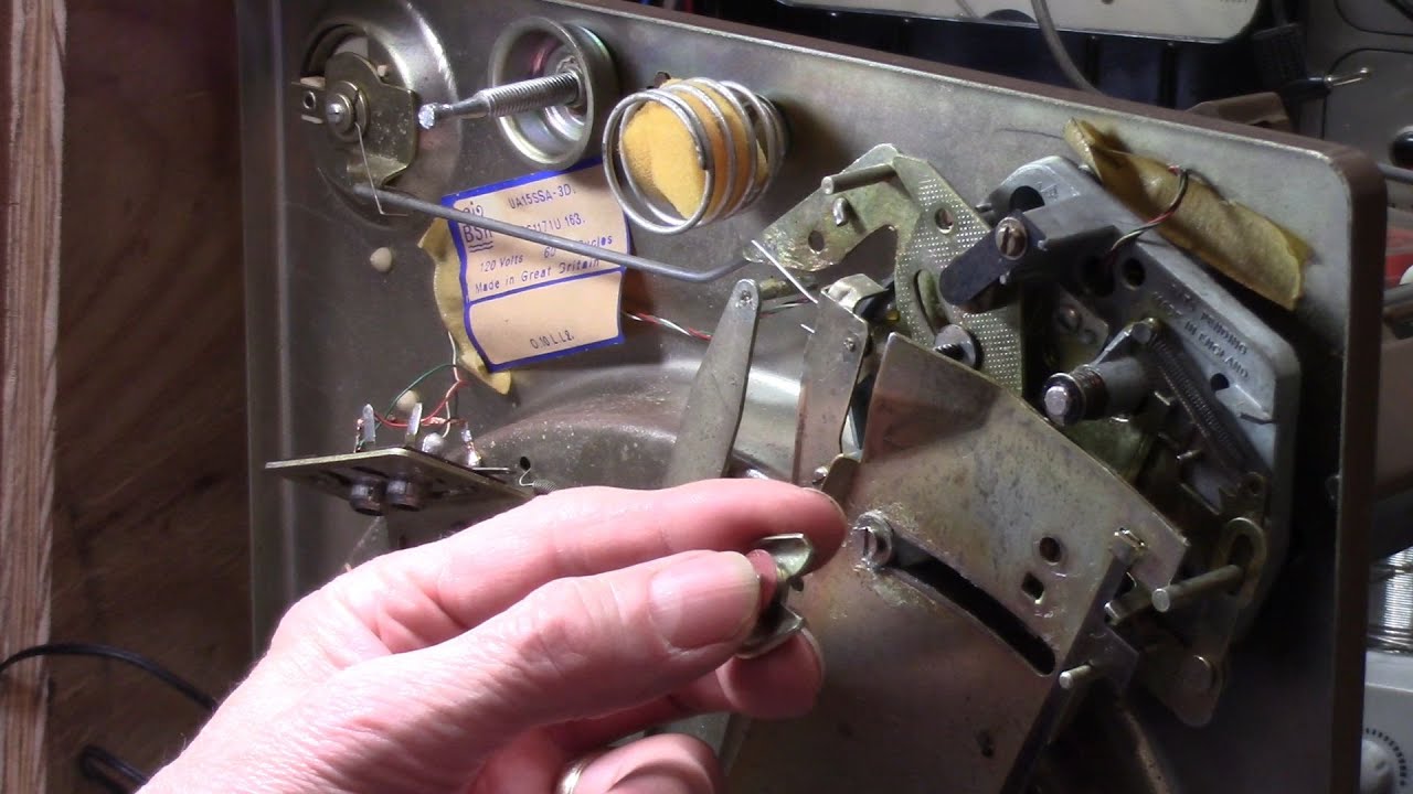 BSR  UA15SSA turntable, repairing the repairs