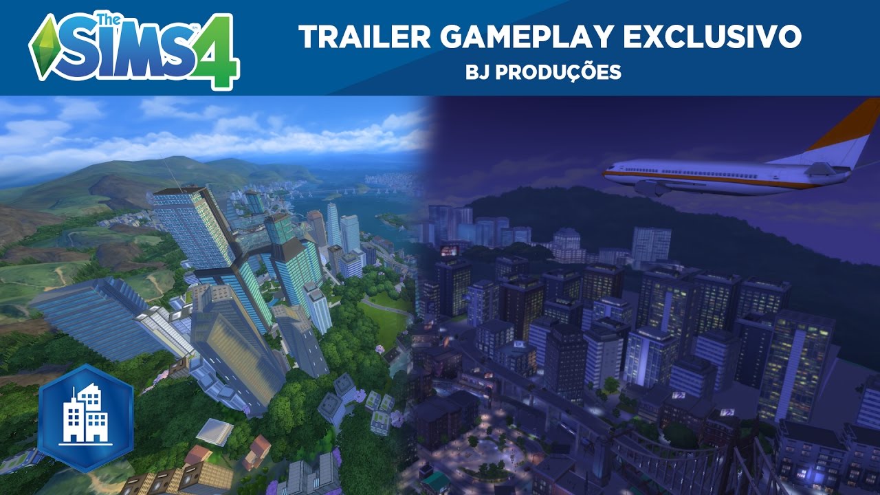 The Sims 4 - Vida na Cidade: Trailer Gameplay - BJ Produ&ccedil;&otilde;es
