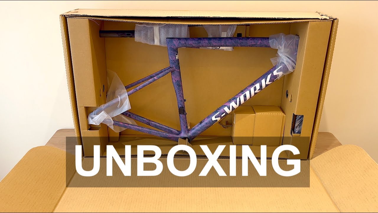 2025 S-Works Tarmac SL8 (Size: 52) Purple Frameset Unboxing and Weight (4K)