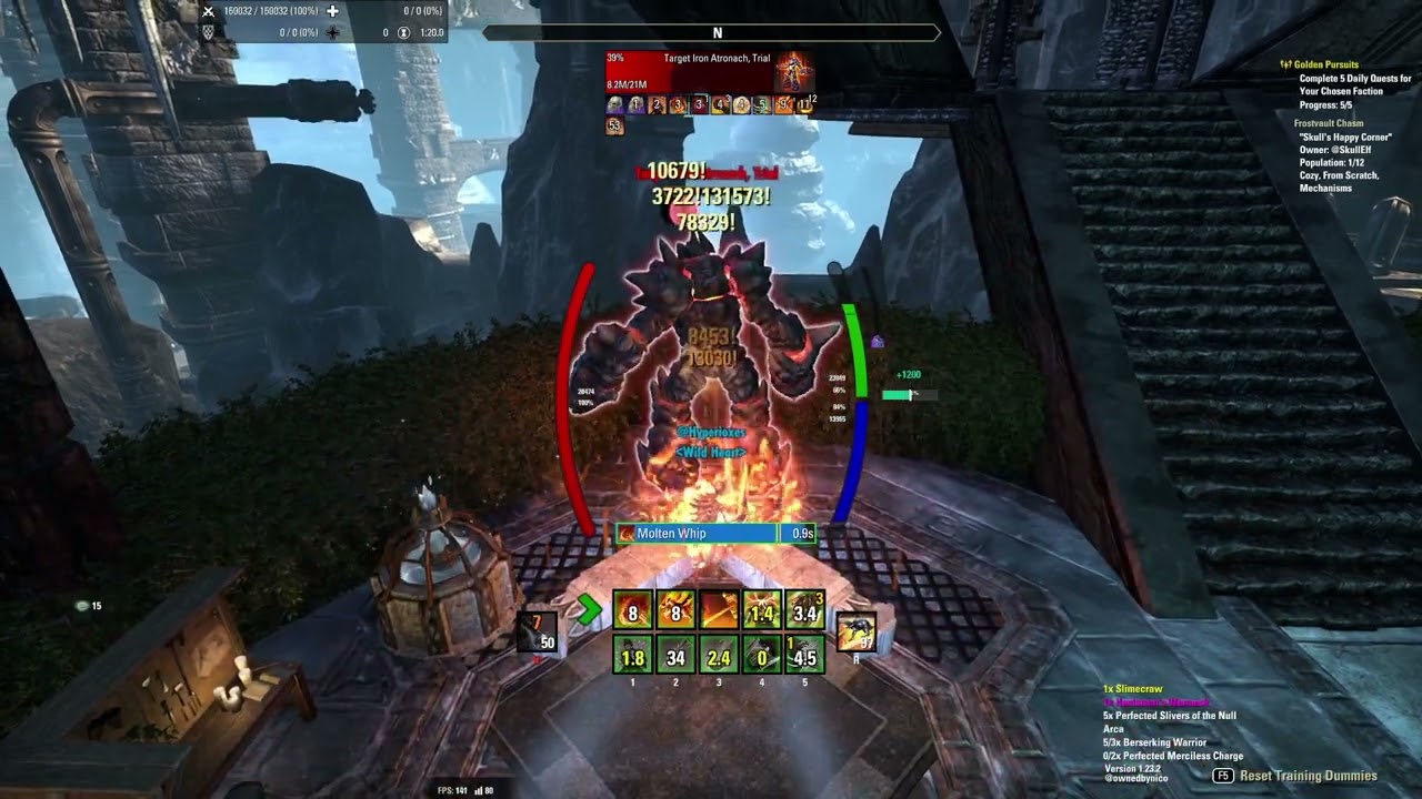 Stamina Dragonknight DPS Build - 165.9k DPS | Update 50
