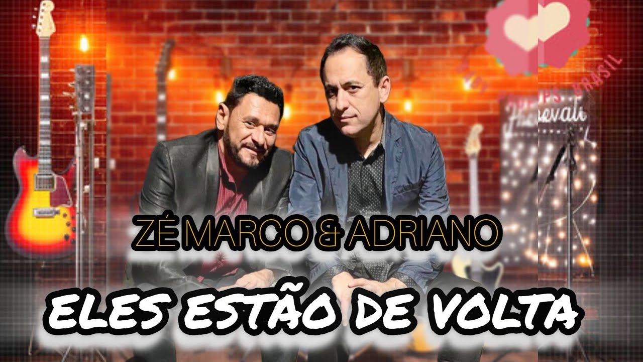 Dupla Zé Marco e Adriano estão de volta | uma das melhores duplas sertaneja gospel.