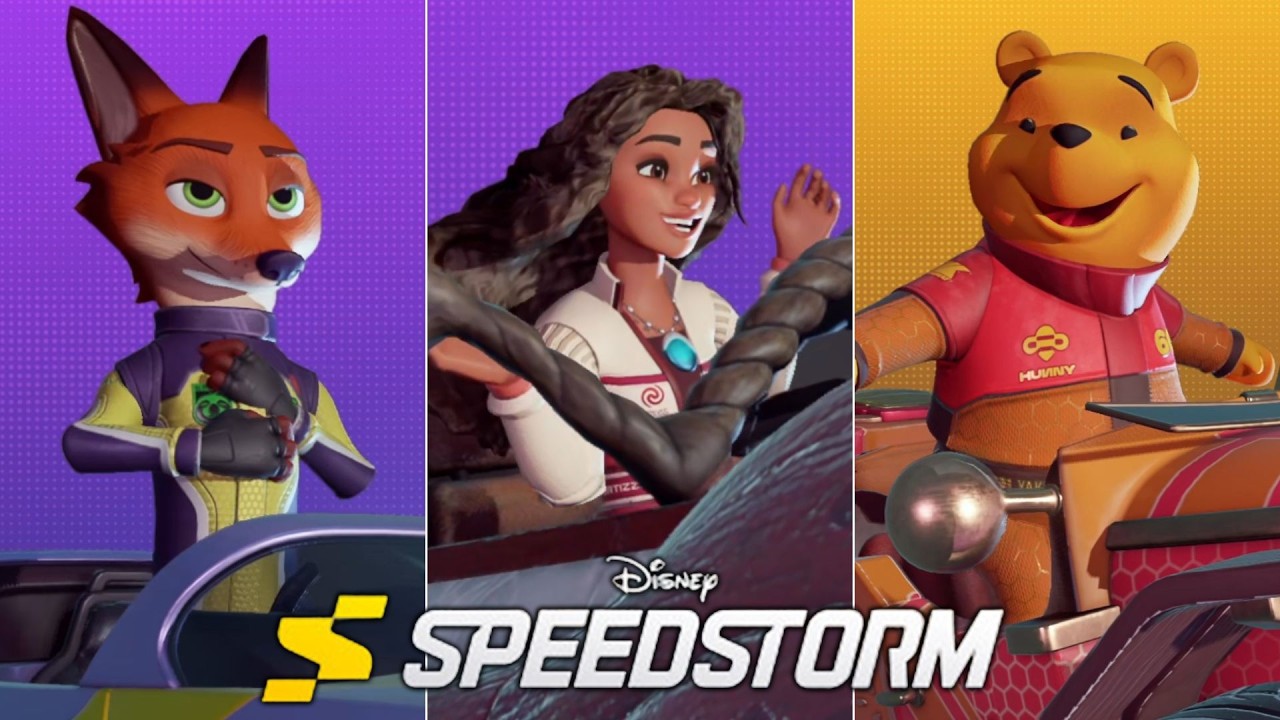 Disney Speedstorm (PC) // Online Races - Season 17 Zootopia (Nick Wilde, Moana, Winnie The Pooh)