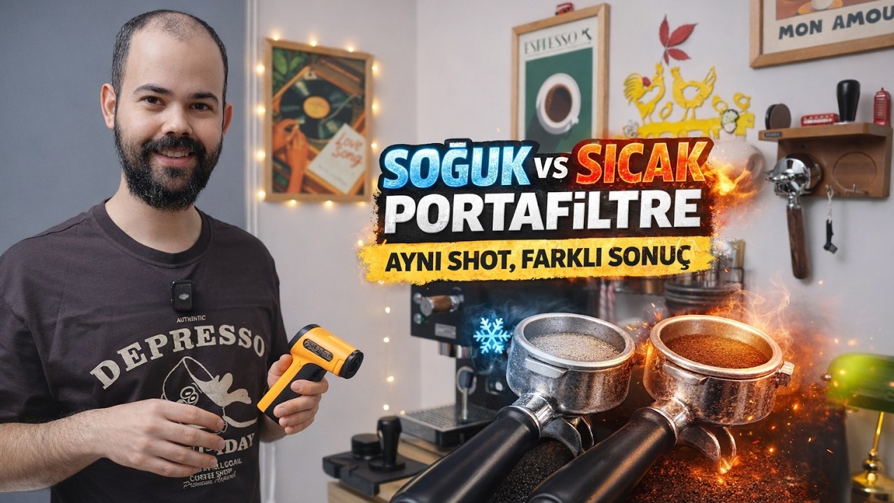 Soğuk vs Sıcak Portafiltre: Aynı Kahve, Farklı Sonuç!