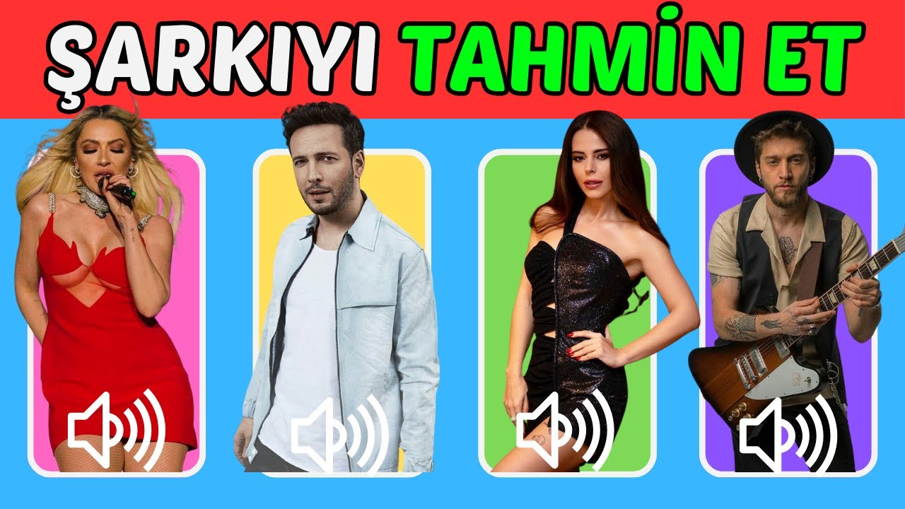 Melodilerinden Şarkıları Tahmin Et 🎵 Şarkı Bulmaca 🔊 Popüler Türkçe Şarkılar