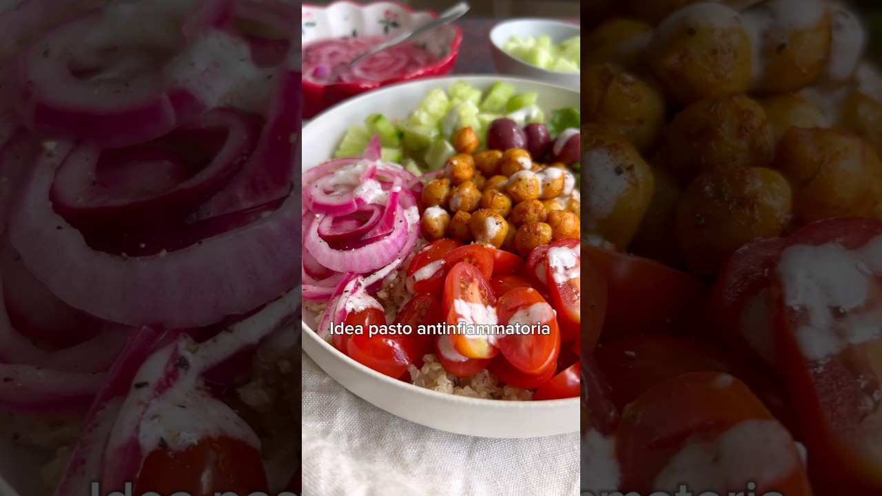 IDEA PRANZO ANTINFIAMMATORIA ☀️ #elefanteveg #ricette #ricettesane