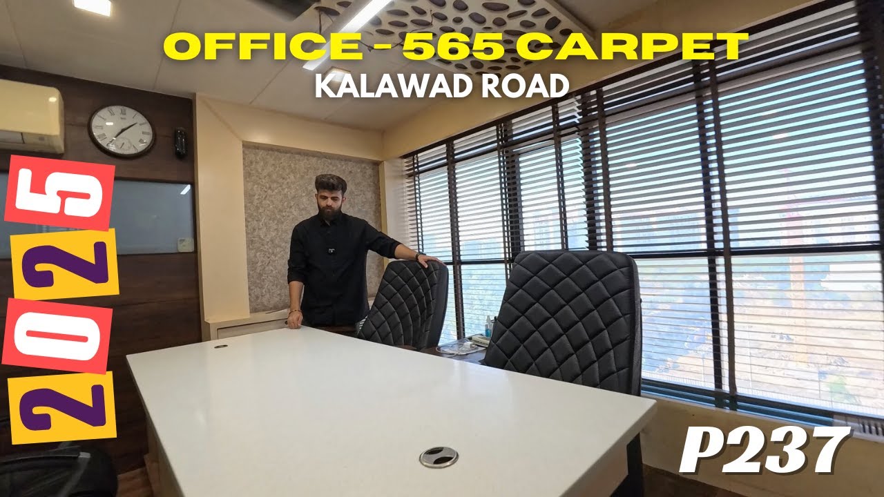 A OFFICE WITH A VIBE || 2 BOSS CHAIR || FULLY FURNISHED || READY TO MOVE || FOR SELL || RAJKOT