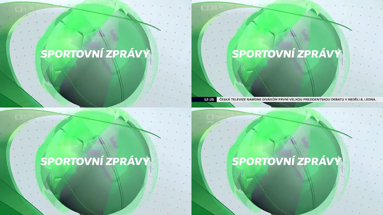 Sportovní zprávy (2022) – srovnání vysílání ČT1, ČT3, ČT24 a ČT sport