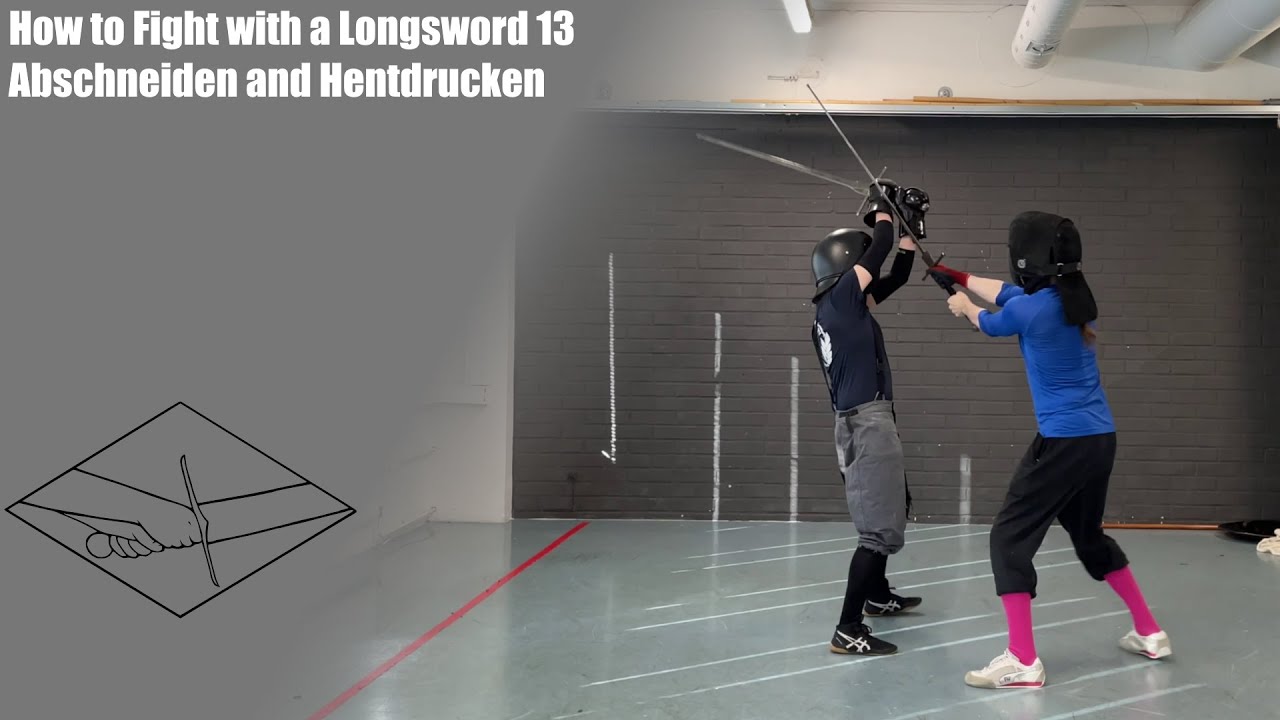 How to Fight with a Longsword 13 - Abschneiden and Hentdrucken