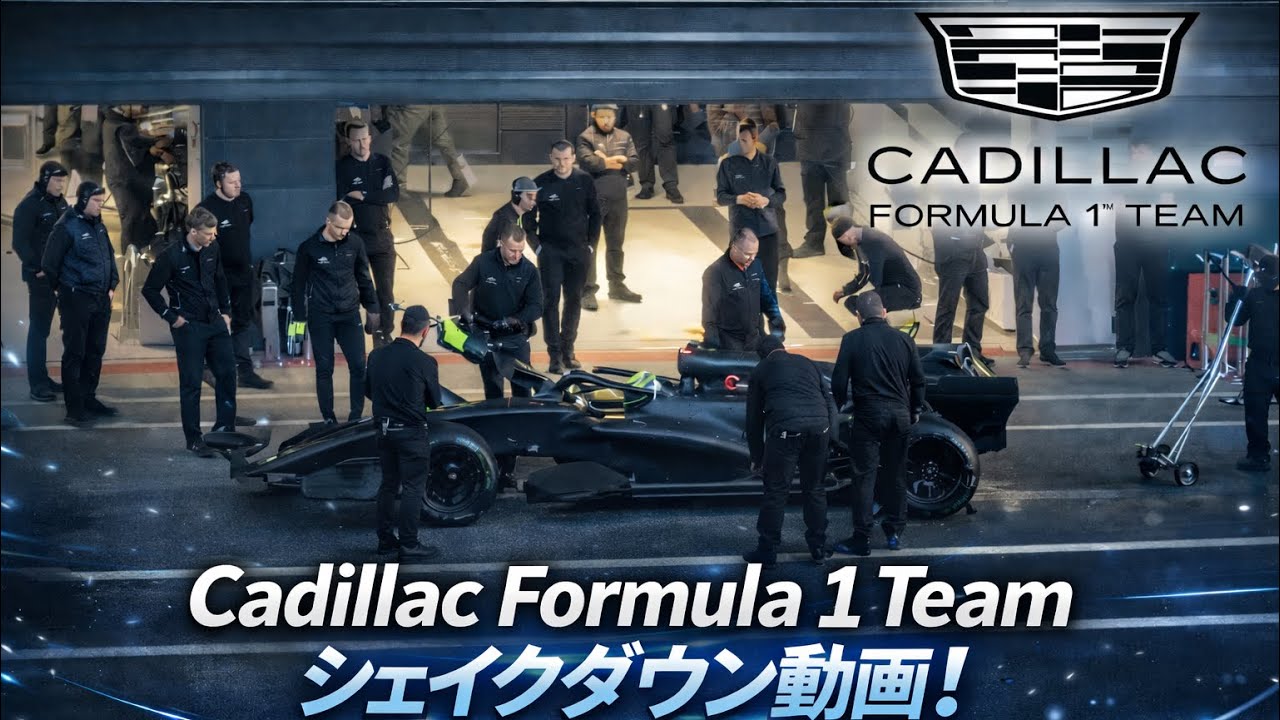 【キャデラック・フォーミュラ1チーム シェイクダウン】#cadillacf1 