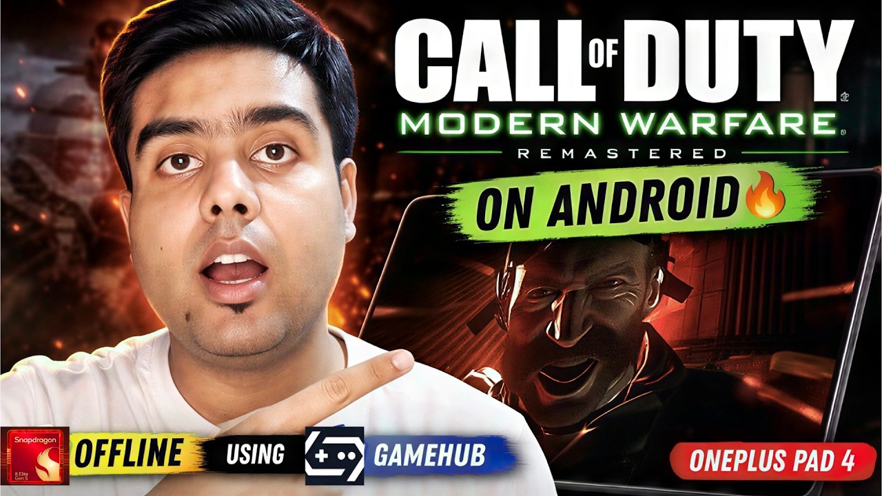 Call of Duty Modern Warfare Remastered на Android 🔥 ОФЛАЙН через GameHub | OnePlus Pad 4