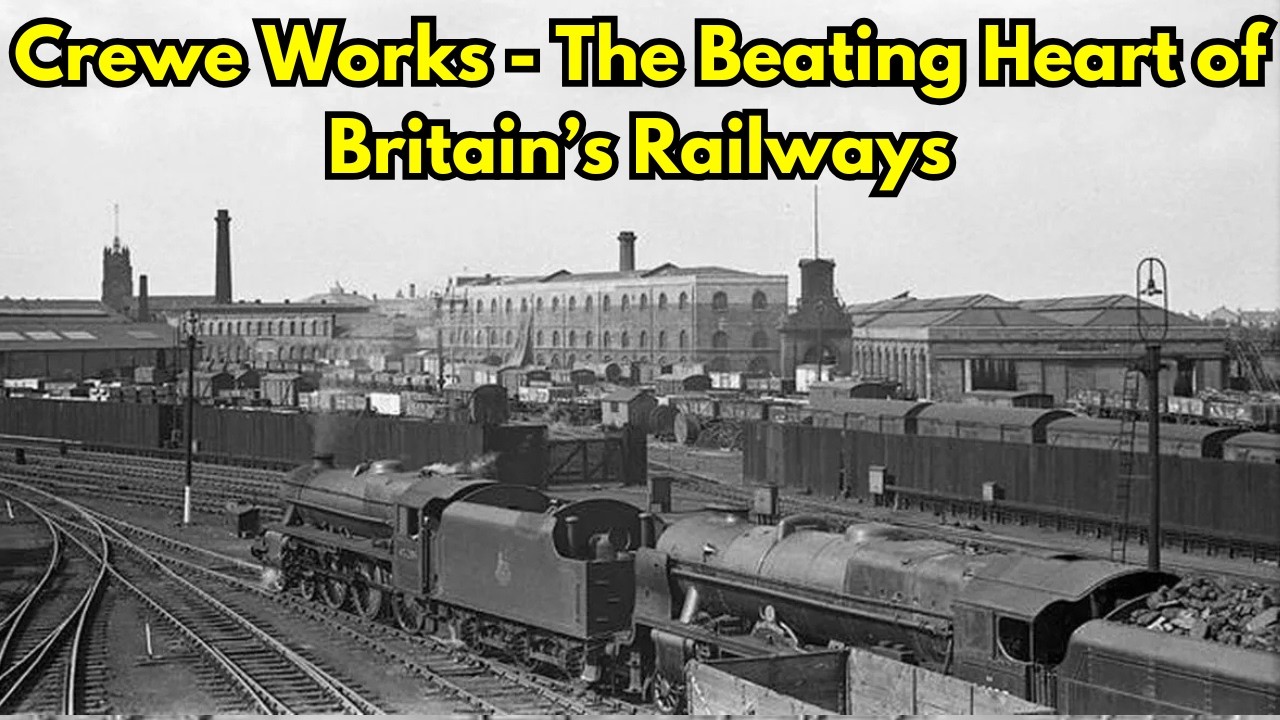 Crewe Works: бьющееся сердце британских железных дорог #crewe #works #depot #locomotive #fyp