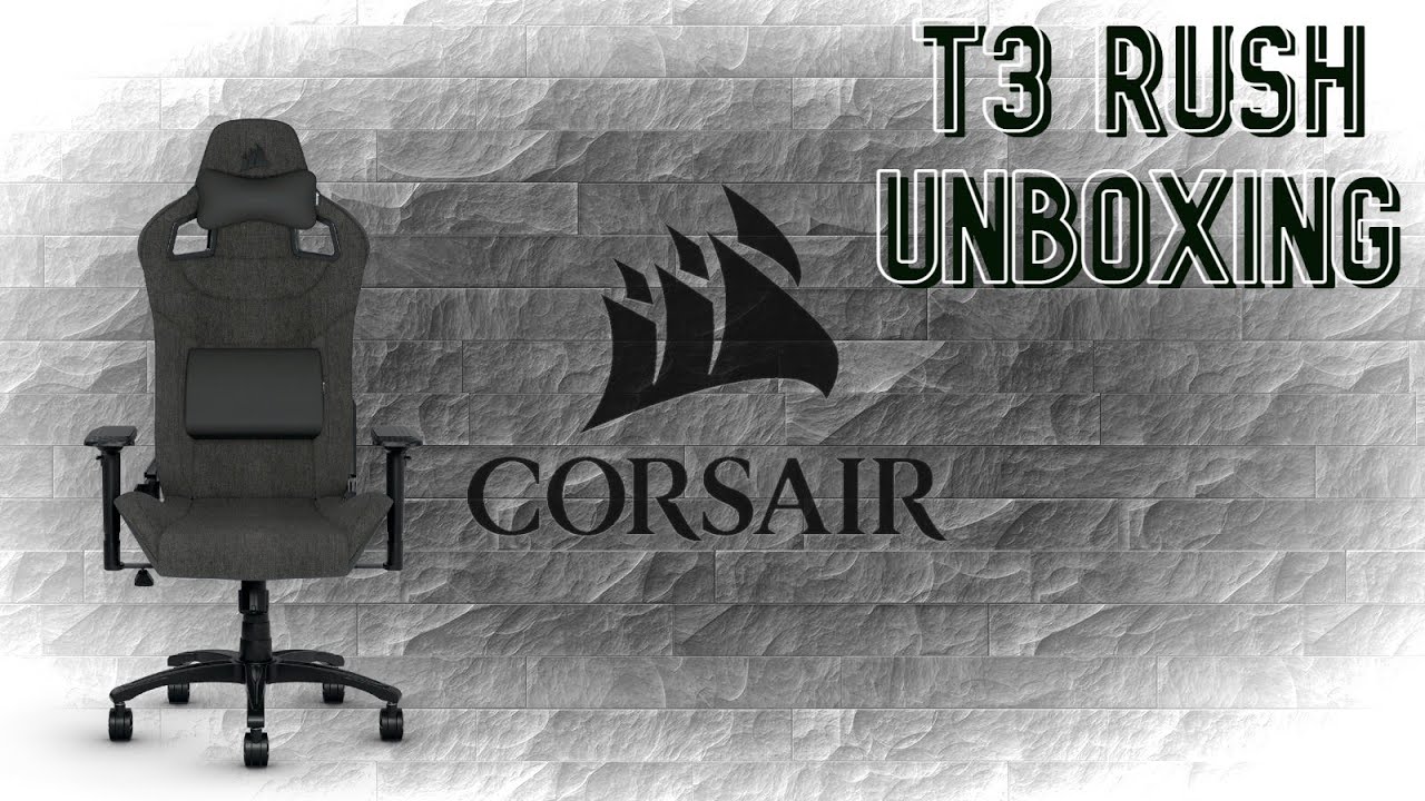 Corsair T3 rush gaming chair unboxing🎁 #gaminngchair