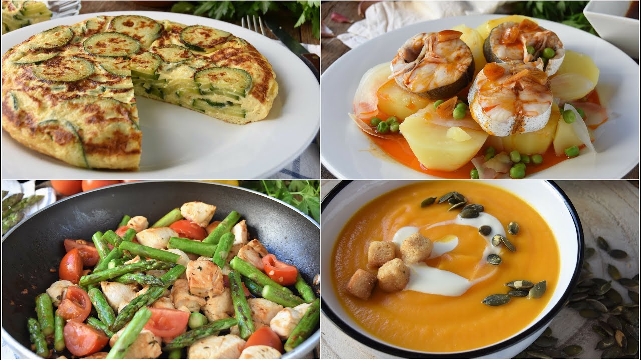 😋 4 cenas fáciles y perfectas para este otoño ESTÁN BUENÍSIMAS !!!