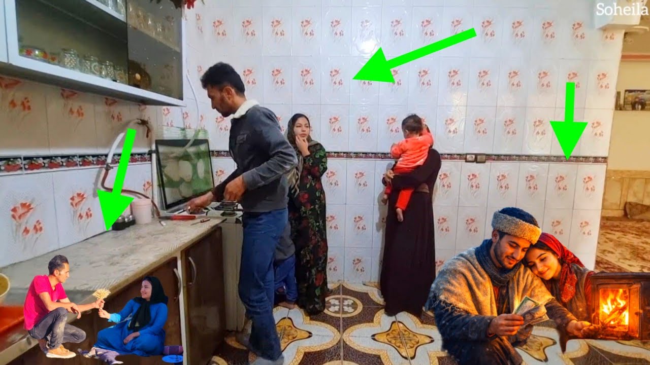 Mehrshad's efforts to heat his love's house! From city gas to trying to buy a heater