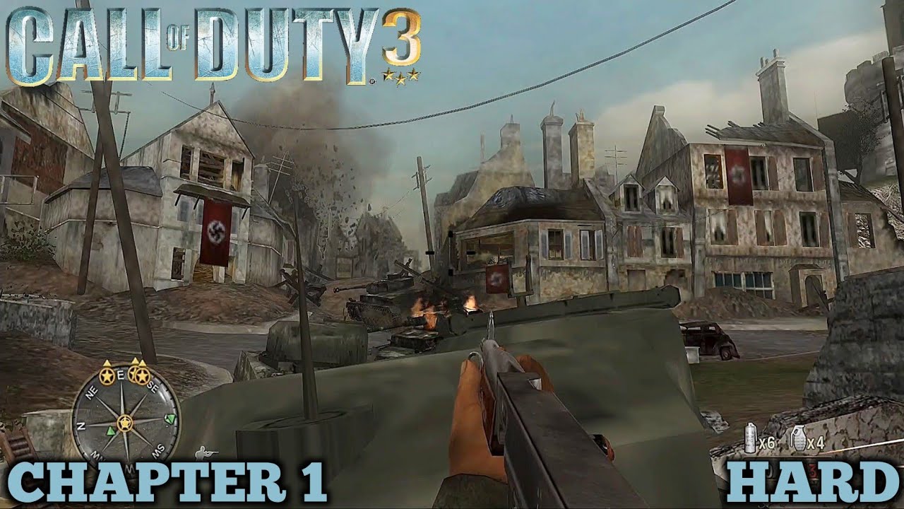 Call of Duty 3 - Chapter 1: Saint Lo - Hard Mode