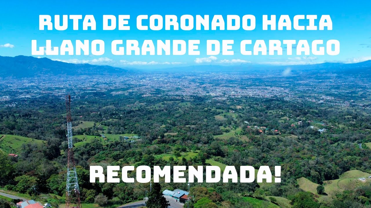 Rodando desde Coronado hacia Llano Grande, Cartago, Costa Rica.