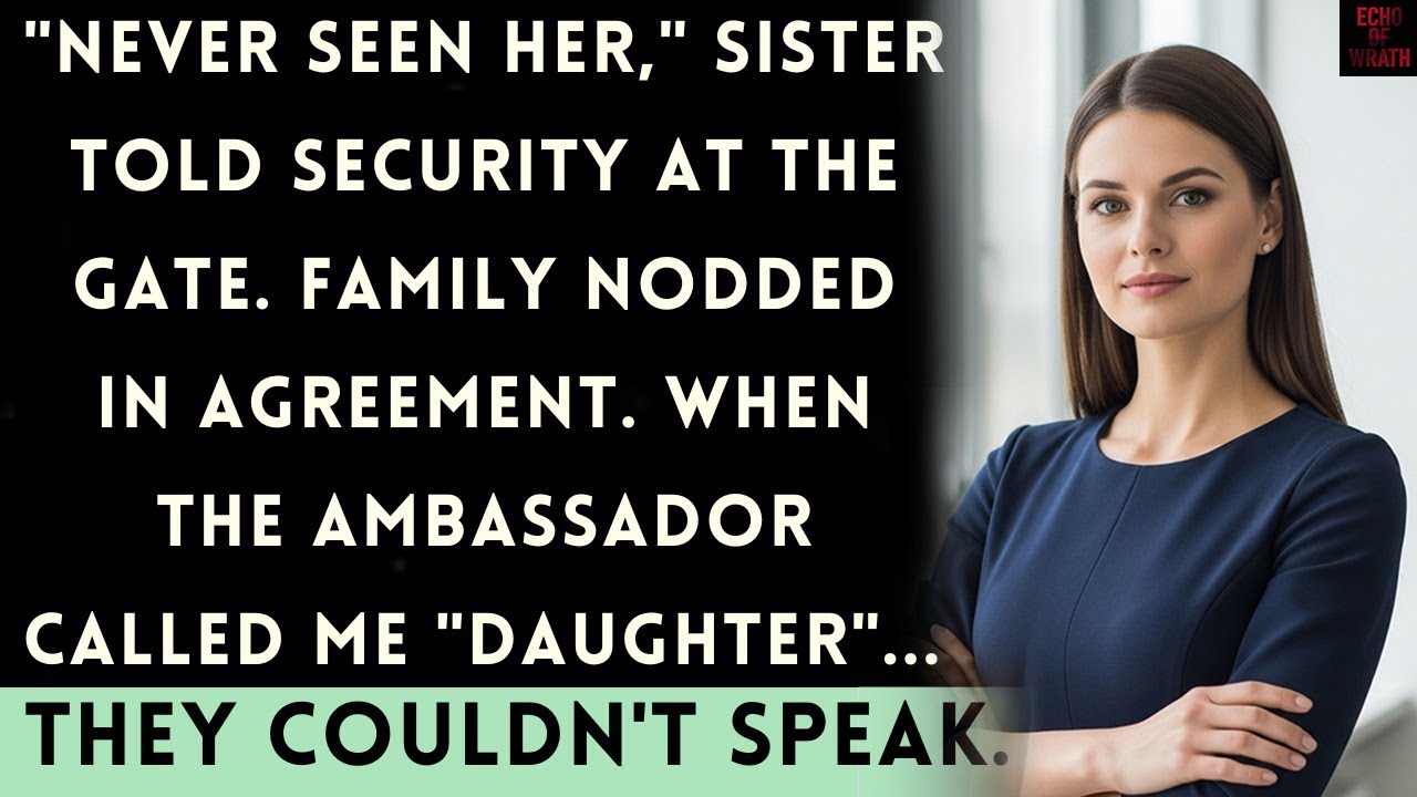 During The Embassy Ball, They Denied Knowing Me—Then The Ambassador Hugged Me