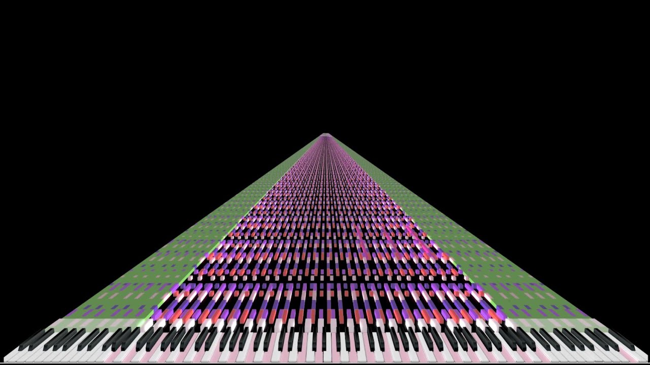 [Black MIDI] MIDITrail - Pokemon Green - Lavender Town 6 Million ~ Gingeas