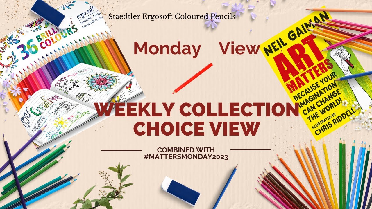 Monday View !!! Staedtler Ergo Soft Coloured pencils !!