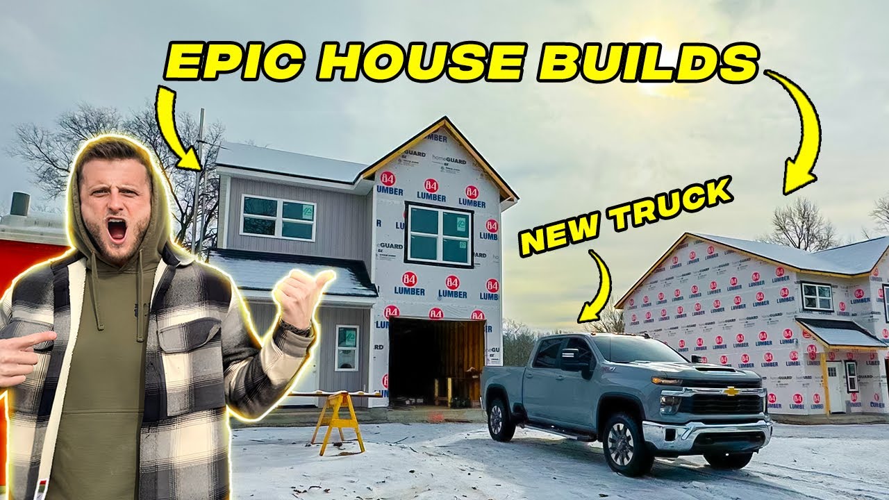 EPIC HOUSE BUILD & A Brand New Truck!!