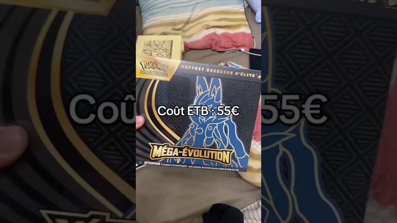 Ouverture d&rsquo;une ETB Mega &Eacute;volution ! Alors &ccedil;a hit ? 🔥😉 #cartepokemon #pokemon #tcgpokemon