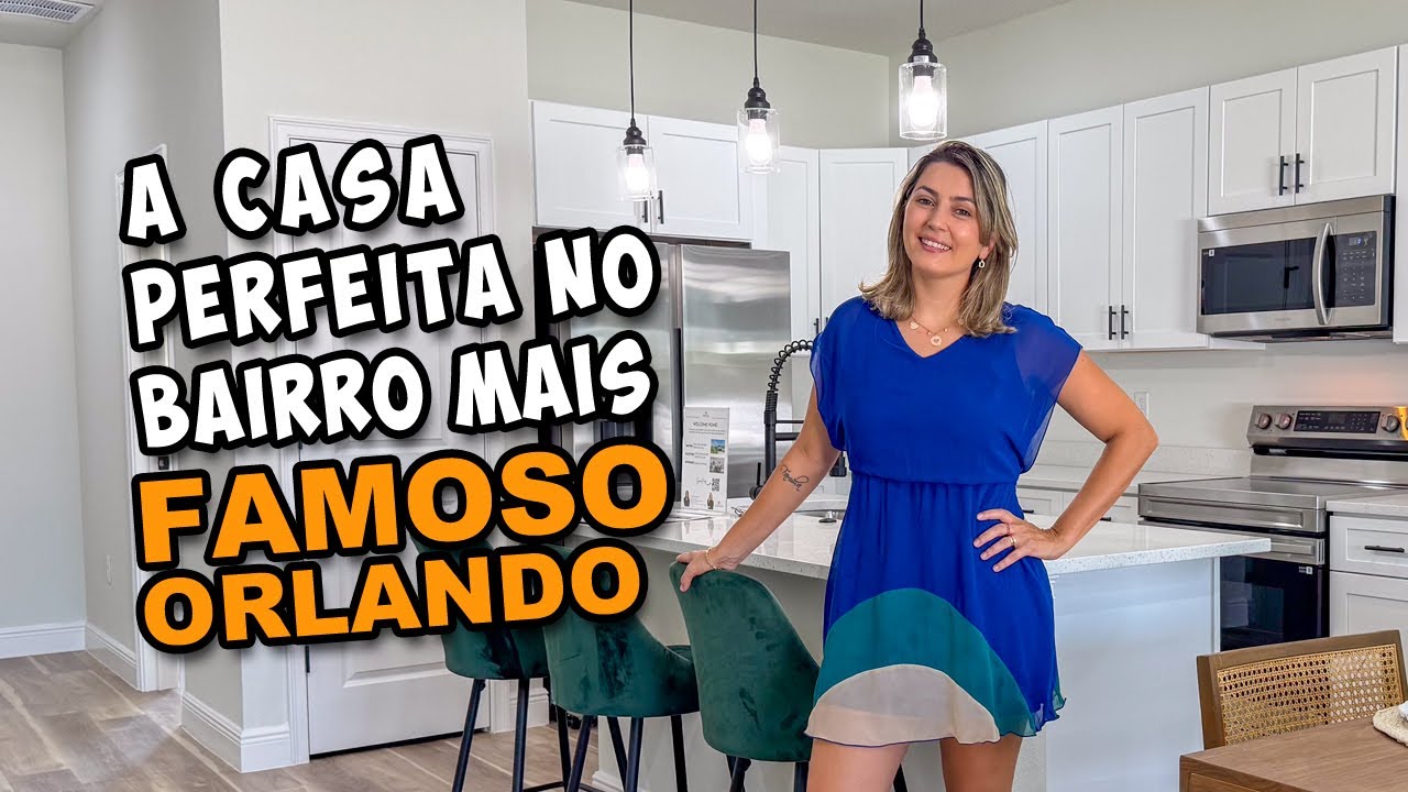 A CASA PERFEITA NO BAIRRO MAIS FAMOSO DE ORLANDO