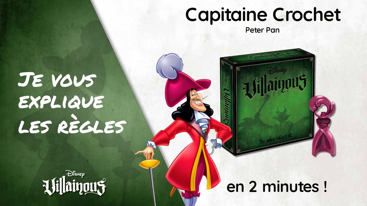 Je vous explique les règles du CAPITAINE CROCHET en moins de 2 minutes!