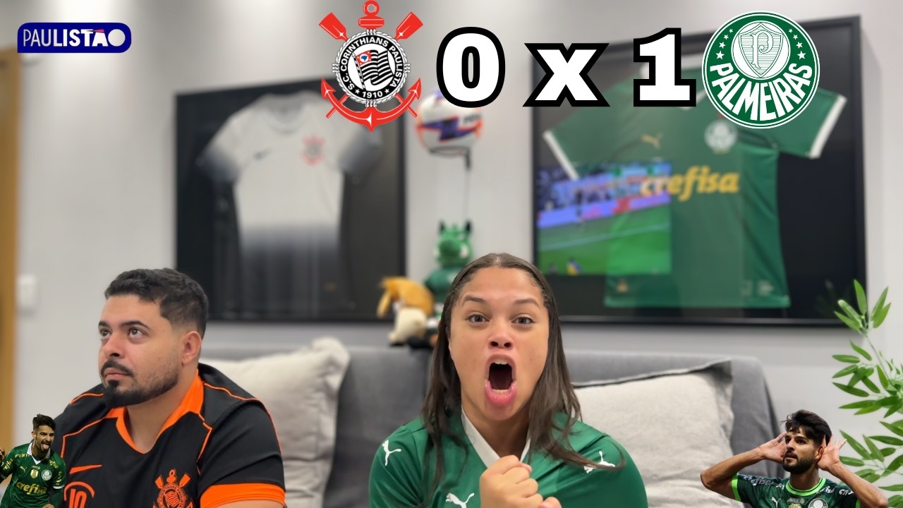 REACT REAÇÕES CORINTHIANS x PALMEIRAS | Casal Rivalidade