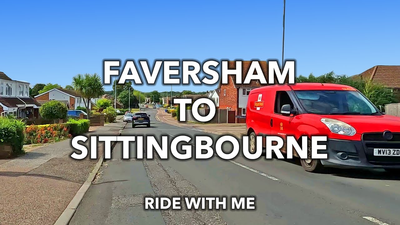 FAVERSHAM to SITTINGBOURNE | Ride with me | Kent UK