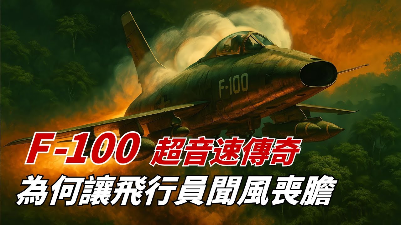 F-100 超級佩刀｜世界首架超音速戰機，卻是「寡婦製造機」