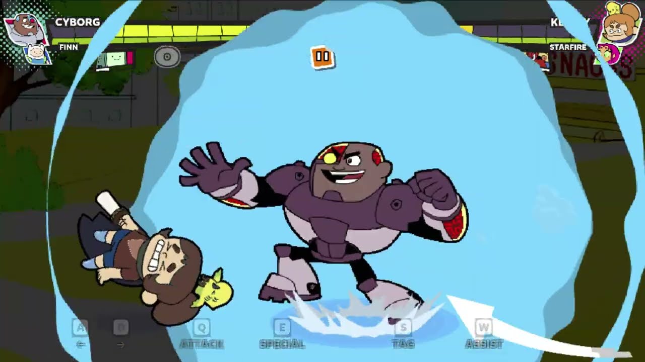 Super Saiyan Cyborg - Jump Jousts Jam [Cartoon Network Games]