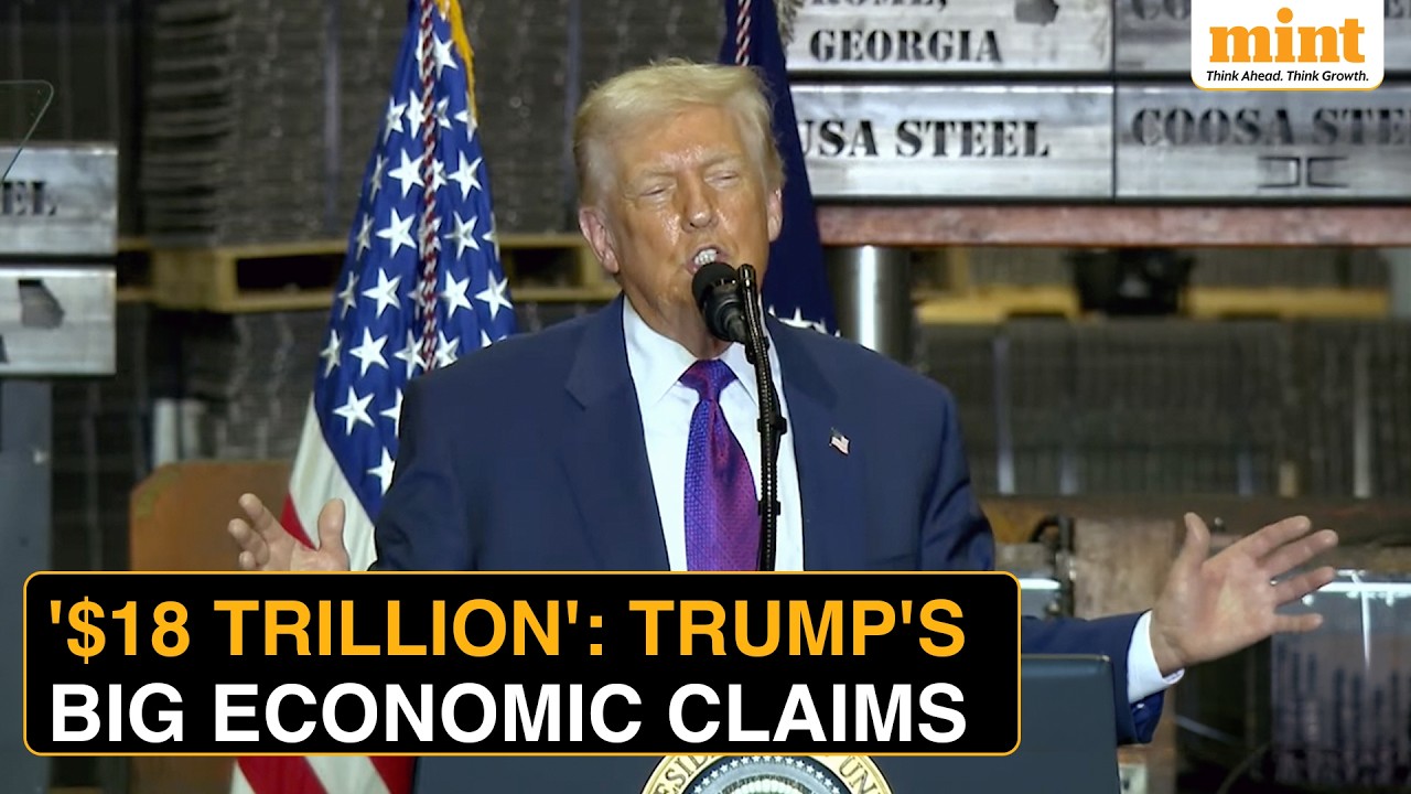 Trump Defends 50% Steel Tariffs, Tax Cuts And Housing Order In Georgia Speech | Watch
