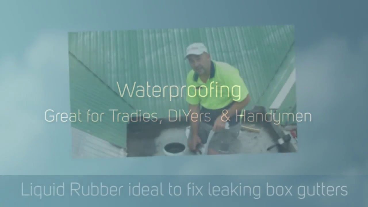 How to Fix Leaking Roof, Box Gutters & Gutters. Liquid Rubber Sealant - Protect your roof for years!